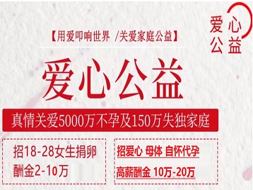 柳州市捐卵助孕生子 爱心志愿者招募